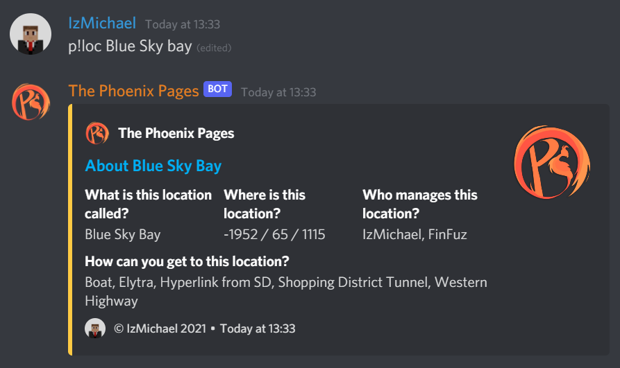 Screenshot of p!loc