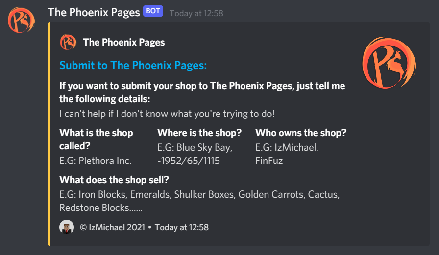 Screenshot of p!submit